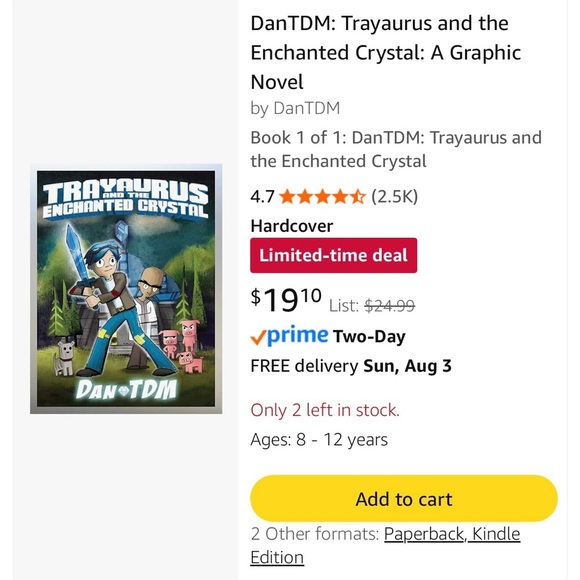 Trayaurus and the Enchanted Crystal graphic novel - Picture 4 of 4